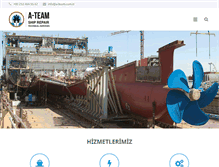 Tablet Screenshot of a-team.com.tr